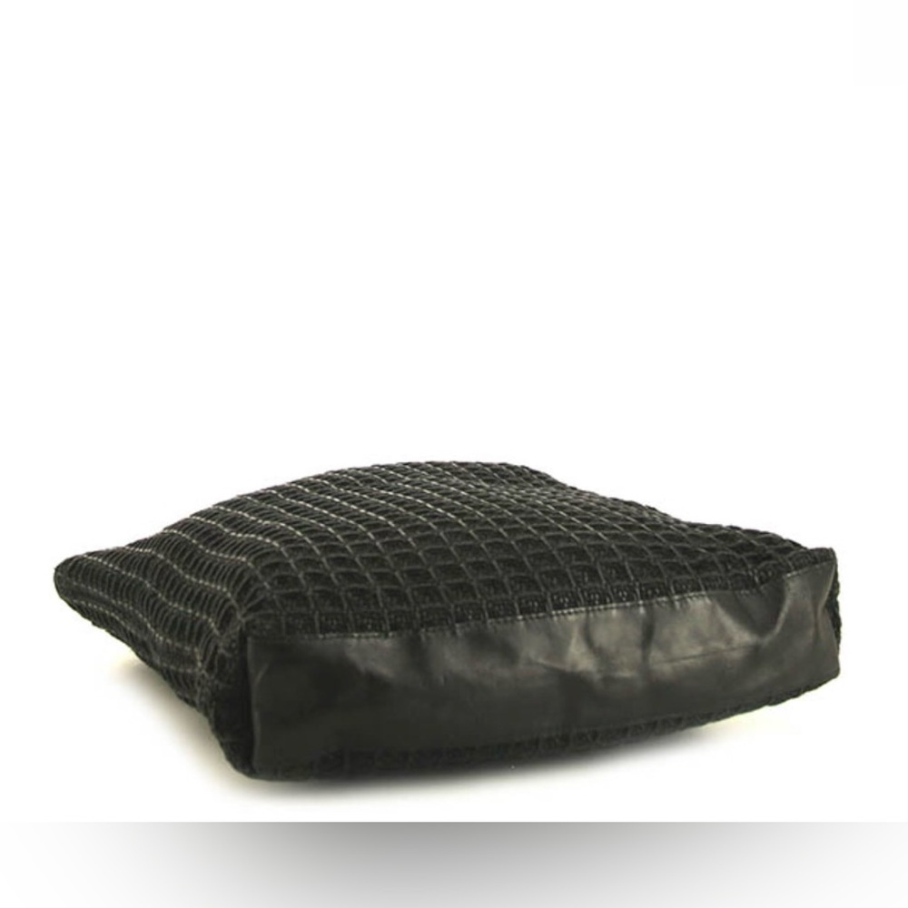 Hermès Shopper Tote in Black Braided Leather - Picture 4 of 12